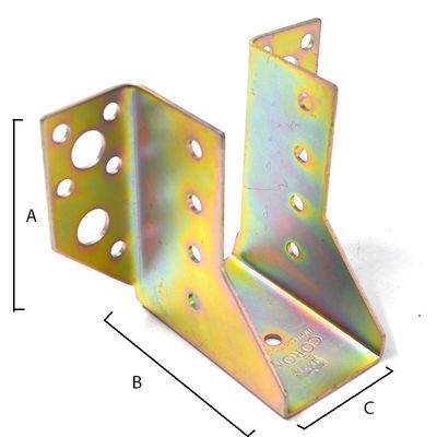Πολυεπιχειρησιακό Τρίγωνο Κράτηγμα Custom Metal Stainless Steel Joist Hangers Angle Brackets