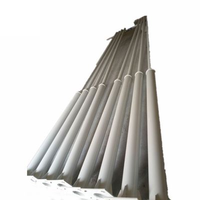 Διαδικασία κοπής Διπλό βραχίονα σχήμα Y Led Street Light Pole με και μονομερή στήριξη