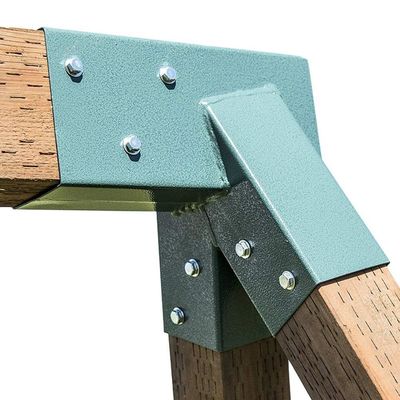Εύκολη εγκατάσταση 1-2-3 βαρύ φορτίο χάλυβα A-Frame Swing Bracket με δομή τριγωνικού ράχτη
