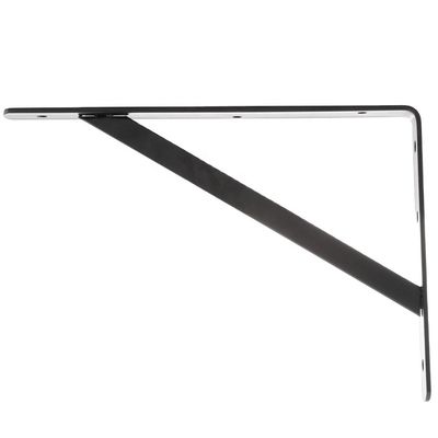 Προσαρμοσμένο 12x8 Black Power Coating Heavy Duty Triangle Shelf Bracket και διαδικασία γεώτρησης