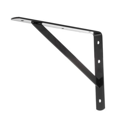 Προσαρμοσμένο 12x8 Black Power Coating Heavy Duty Triangle Shelf Bracket και διαδικασία γεώτρησης