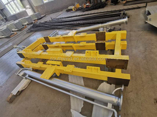 Πιο δημοφιλής πώληση Στρογγυλό κομβικό 5-12m εξωτερικό φωτεινό στύλο με κατασκευή και γαλβανισμένο φινίρισμα