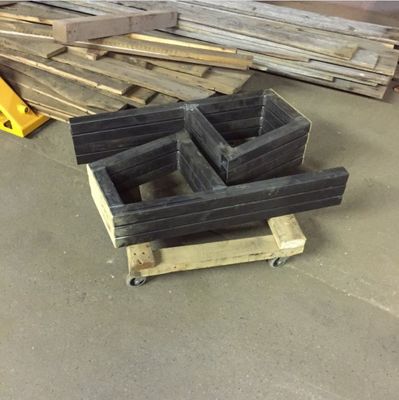DIY Square Tube έπιπλα πόδια για καφέ Πίνακα υπολογιστή βαρύ καθήκον Ραστικό πάγκο 290g