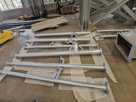 Πιο δημοφιλής πώληση Στρογγυλό κομβικό 5-12m εξωτερικό φωτεινό στύλο με κατασκευή και γαλβανισμένο φινίρισμα