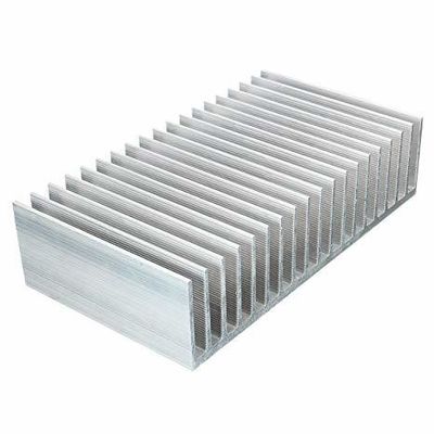 Μη τυποποιημένο Custom 6063 Anodized Enclosure Aluminium Extrusion Heat Sink με Nickel Plating