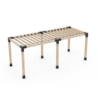 Βιομηχανία 3 Way Steel Arm Pergola Corner Bracket για 4x4 ξύλινες στήλες ISO9001 2015 πιστοποιημένο