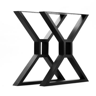 Προσαρμοσμένο Black Powder Coating Cast Iron Square Metal Bench Leg για λειτουργία