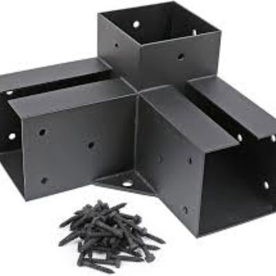 Προσαρμοσμένο μέγεθος από χάλυβα Pergola Brackets Kit για εξαρτήματα κλιματιστικού σε ανταγωνιστικό