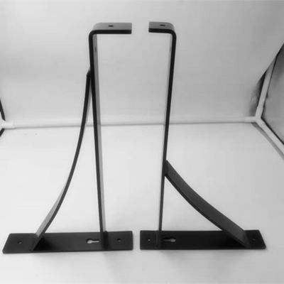 Χρησιμοποιείται ευρέως Custom Powder Coated Black Carbon Steel Επιπλωματική θήκη για πλωτό ράφι