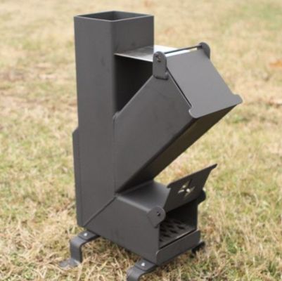 Προσαρμοσμένο λογότυπο Flat Pack Rocket Stove για συμπαγές και φορητό σχεδιασμό