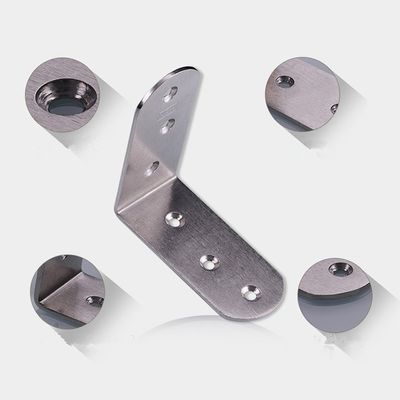 Νικελωμένα εξατομικευμένα HDP L Bracket Corner Bracket Stamping Parts