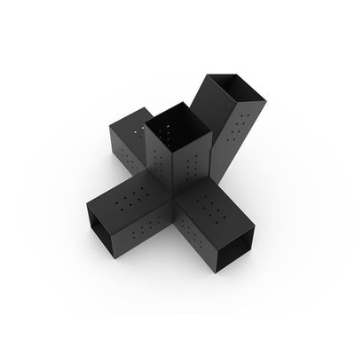 Προσαρμοσμένο Logo Pergola Kit με Κράτηση Στροφικής Βάσης και Συνδετήρα ξύλινων δοκών 290g