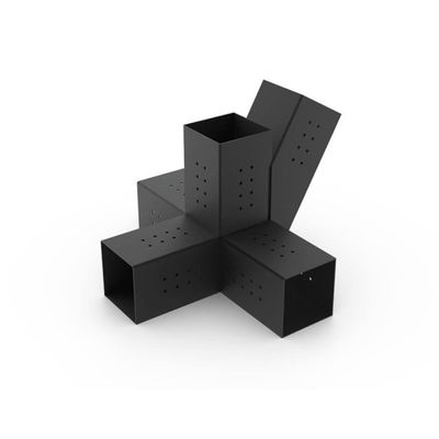 Προσαρμοσμένο Logo Pergola Kit με Κράτηση Στροφικής Βάσης και Συνδετήρα ξύλινων δοκών 290g