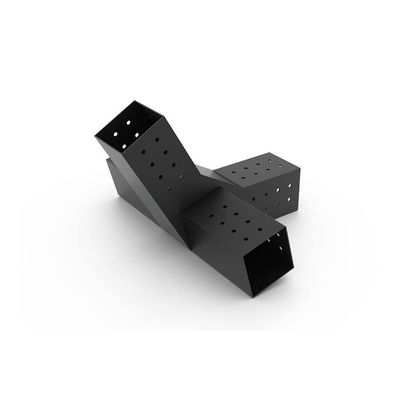 Προσαρμοσμένη Τριγωνική Κράρετα 3-Way Angle Corner Pergola Κράρετες 4x4 Κιτ για Υποστηρικτικά Αντικείμενα