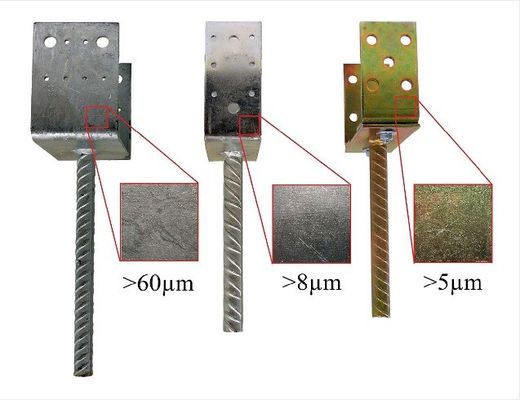 0.4-3mm πάχος Προσαρμοσμένο ξύλινο συνδετήρα Joist Hanger με Powder Coating